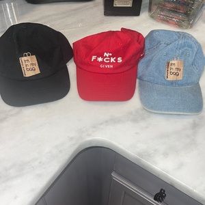 3 hats for sale